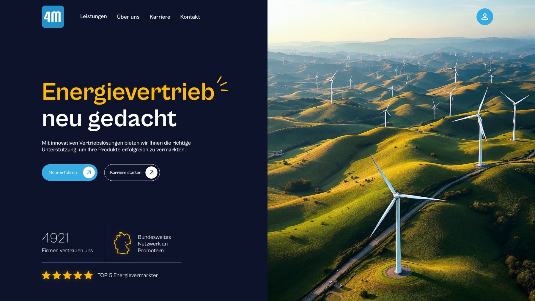 Neue Website von 4Motions nach dem Relaunch